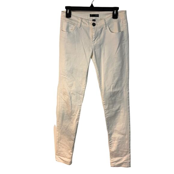 Aqua White Low Rise Skinny Jeans Size 27 - Picture 1 of 8
